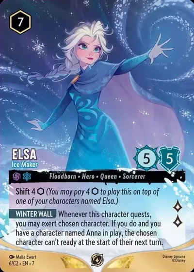 Elsa – Ice Maker – Disney Lorcana 卡牌圖片