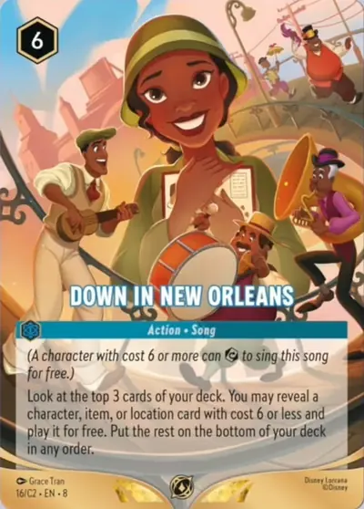 Down in New Orleans – Disney Lorcana 卡牌圖片