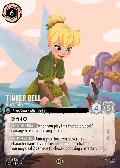 Tinker Bell – Giant Fairy – Disney Lorcana 卡牌圖片