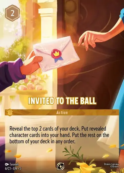Invited to the Ball – Disney Lorcana 卡牌圖片