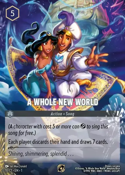 A Whole New World – Disney Lorcana 卡牌圖片