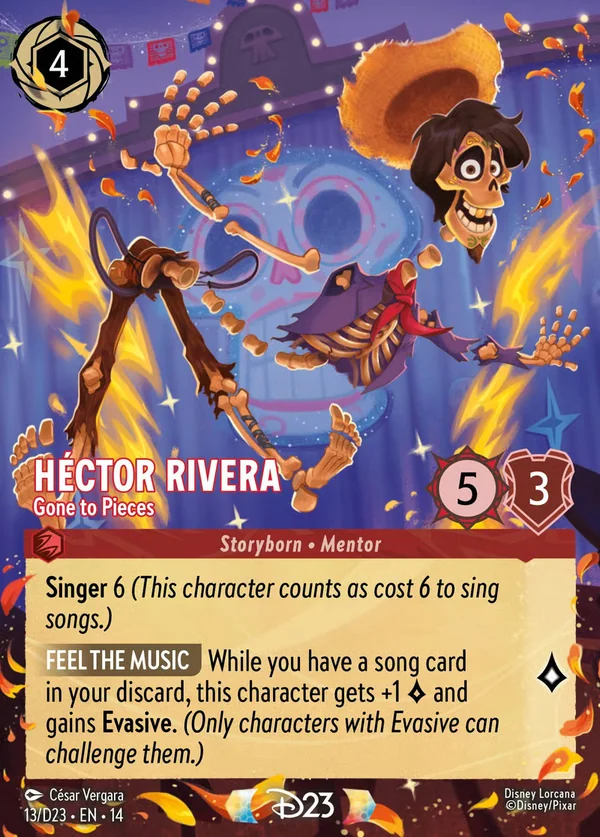 Héctor Rivera – Gone to Pieces (13/D23). Image: Disney Lorcana official card gallery