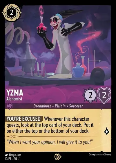 Yzma – Alchemist – Disney Lorcana 卡牌圖片