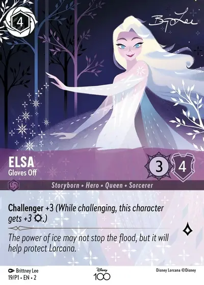 Elsa – Gloves Off – Disney Lorcana 卡牌圖片
