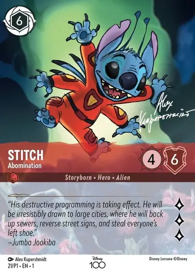 Stitch – Abomination – Disney Lorcana 卡牌圖片