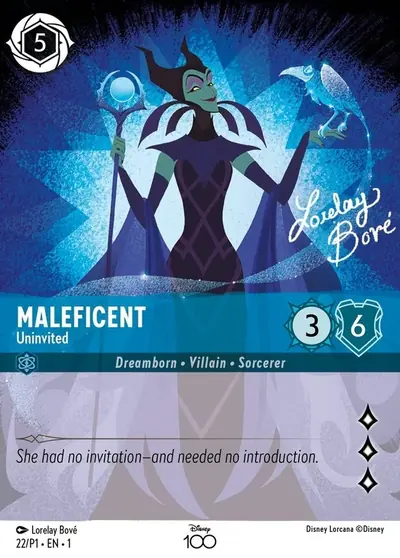 Maleficent – Uninvited – Disney Lorcana 卡牌圖片