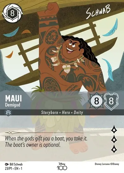 Maui – Demigod – Disney Lorcana 卡牌圖片