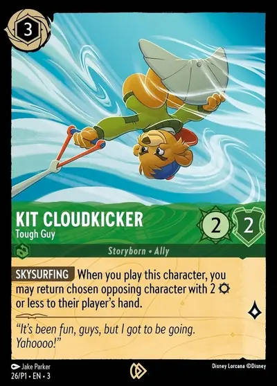 Kit Cloudkicker – Tough Guy – Disney Lorcana 卡牌圖片