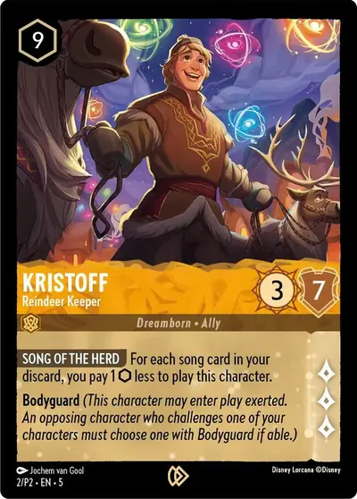 Kristoff – Reindeer Keeper – Disney Lorcana 卡牌圖片