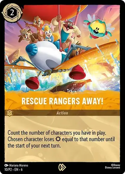 Rescue Rangers Away! – Disney Lorcana 卡牌圖片