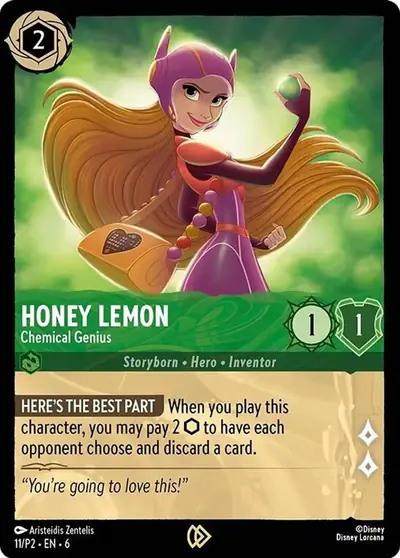 Honey Lemon – Chemical Genius – Disney Lorcana 卡牌圖片