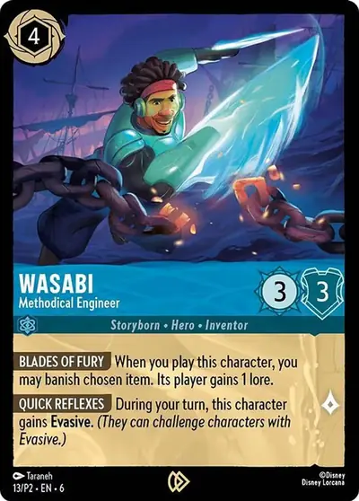 Wasabi – Methodical Engineer – Disney Lorcana 卡牌圖片