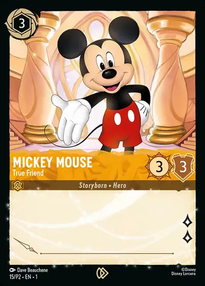 Mickey Mouse – True Friend – Disney Lorcana 卡牌圖片