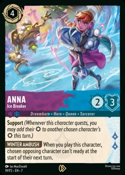 Anna – Ice Breaker – Disney Lorcana 卡牌圖片
