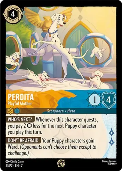 Perdita – Playful Mother – Disney Lorcana 卡牌圖片
