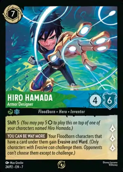Hiro Hamada – Armor Designer – Disney Lorcana 卡牌圖片