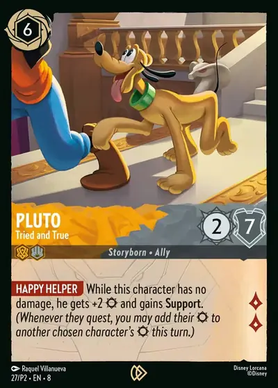 Pluto – Tried and True – Disney Lorcana 卡牌圖片