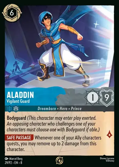Aladdin – Vigilant Guard – Disney Lorcana 卡牌圖片
