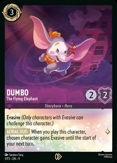 Dumbo – The Flying Elephant – Disney Lorcana 卡牌圖片