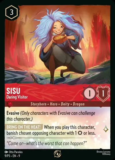 Sisu – Daring Visitor – Disney Lorcana 卡牌圖片