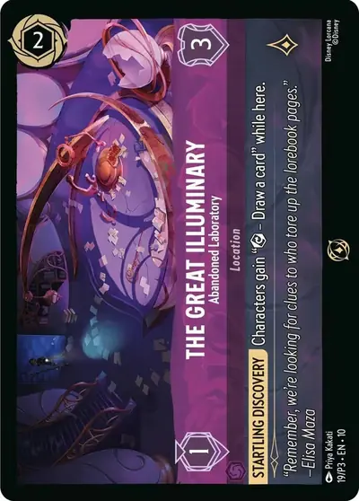The Great Illuminary – Abandoned Laboratory – Disney Lorcana 卡牌圖片
