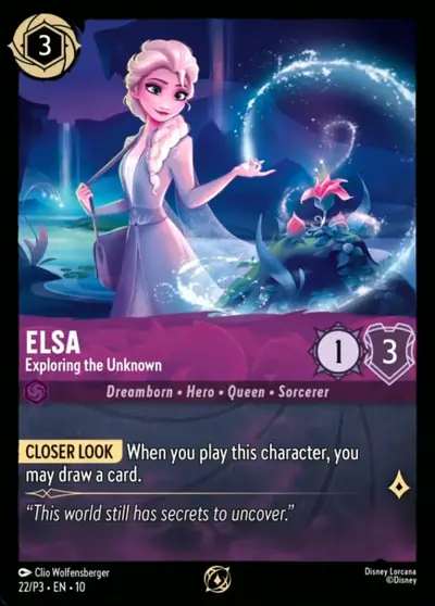 Elsa – Exploring the Unknown – Disney Lorcana 卡牌圖片