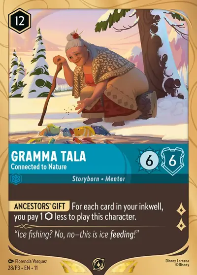 Gramma Tala – Connected to Nature – Disney Lorcana 卡牌圖片
