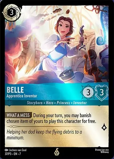 Belle – Apprentice Inventor – Disney Lorcana 卡牌圖片