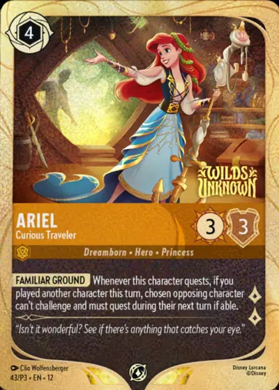 Ariel – Curious Traveler – Disney Lorcana 卡牌圖片