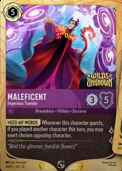 Maleficent – Imperious Traveler – Disney Lorcana 卡牌圖片