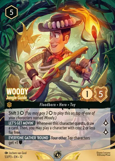 Woody – Jungle Guide – Disney Lorcana 卡牌圖片