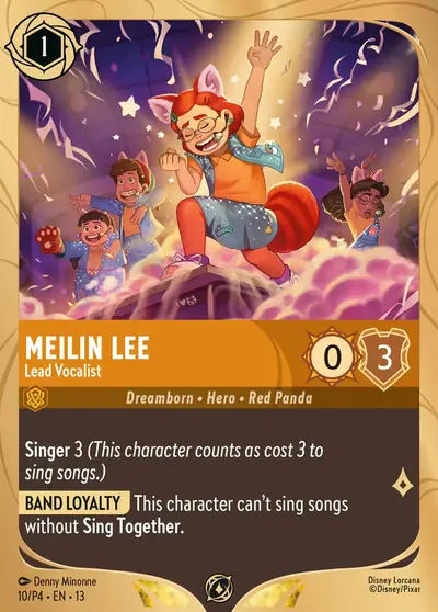 Meilin Lee – Lead Vocalist – Disney Lorcana 卡牌圖片