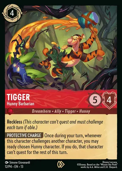 Tigger – Hunny Barbarian – Disney Lorcana 卡牌圖片