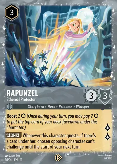 Rapunzel – Ethereal Protector – Disney Lorcana 卡牌圖片