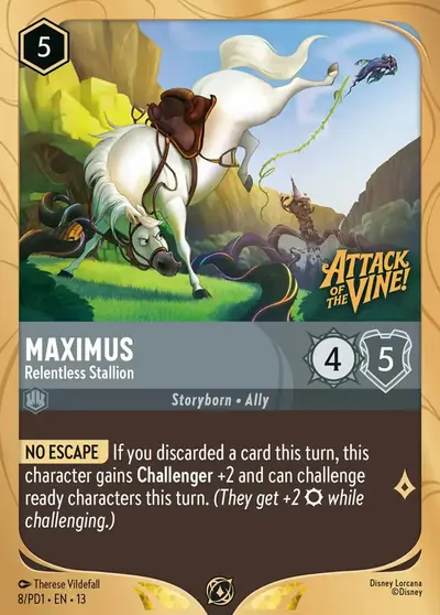 Maximus – Relentless Stallion – Disney Lorcana 卡牌圖片