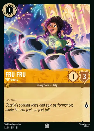 Fru Fru – VIP Guest – Disney Lorcana 卡牌圖片