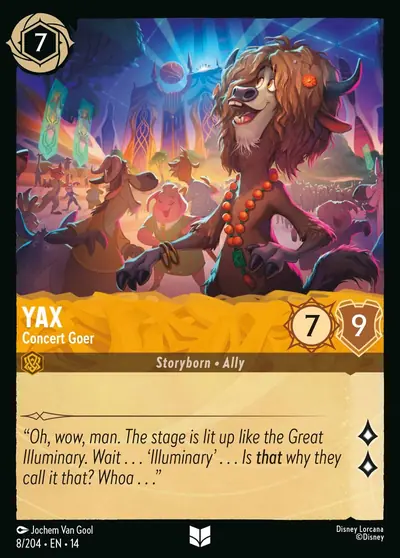 Yax – Concert Goer – Disney Lorcana 卡牌圖片