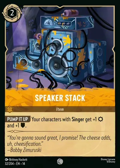 Speaker Stack – Disney Lorcana 卡牌圖片
