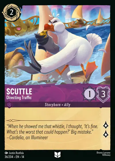 Scuttle – Directing Traffic – Disney Lorcana 卡牌圖片