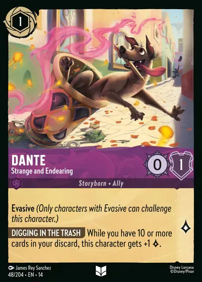 Dante – Strange and Endearing – Disney Lorcana 卡牌圖片