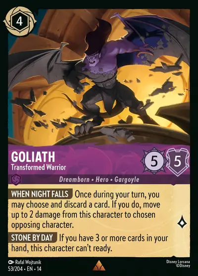 Goliath – Transformed Warrior – Disney Lorcana 卡牌圖片