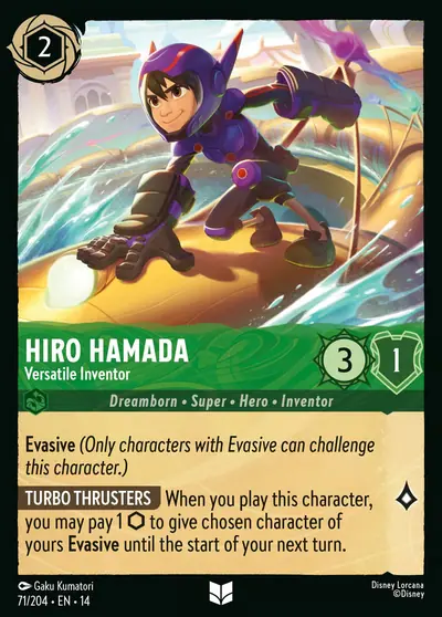 Hiro Hamada – Versatile Inventor – Disney Lorcana 卡牌圖片