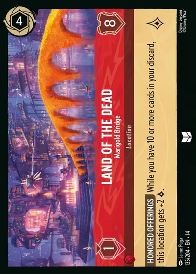 Land of the Dead – Marigold Bridge – Disney Lorcana 卡牌圖片