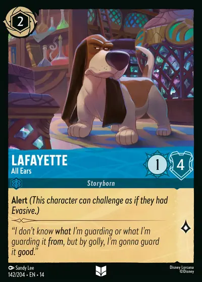 Lafayette – All Ears – Disney Lorcana 卡牌圖片