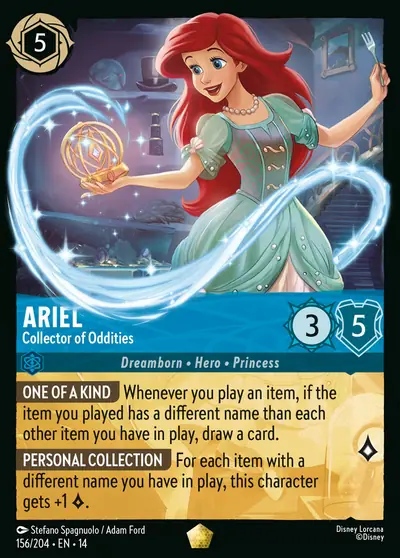 Ariel – Collector of Oddities – Disney Lorcana 卡牌圖片