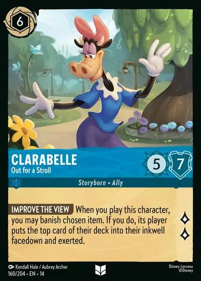 Clarabelle – Out for a Stroll – Disney Lorcana 卡牌圖片