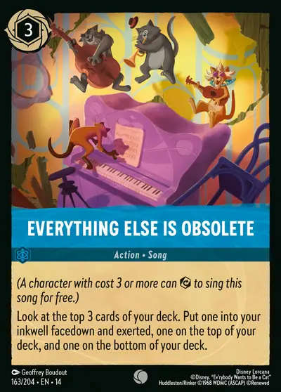 Everything Else Is Obsolete – Disney Lorcana 卡牌圖片