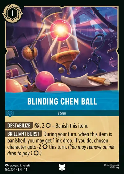 Blinding Chem Ball – Disney Lorcana 卡牌圖片