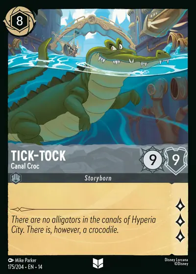 Tick-Tock – Canal Croc – Disney Lorcana 卡牌圖片