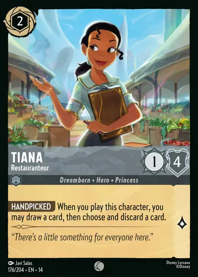 Tiana – Restauranteur – Disney Lorcana 卡牌圖片